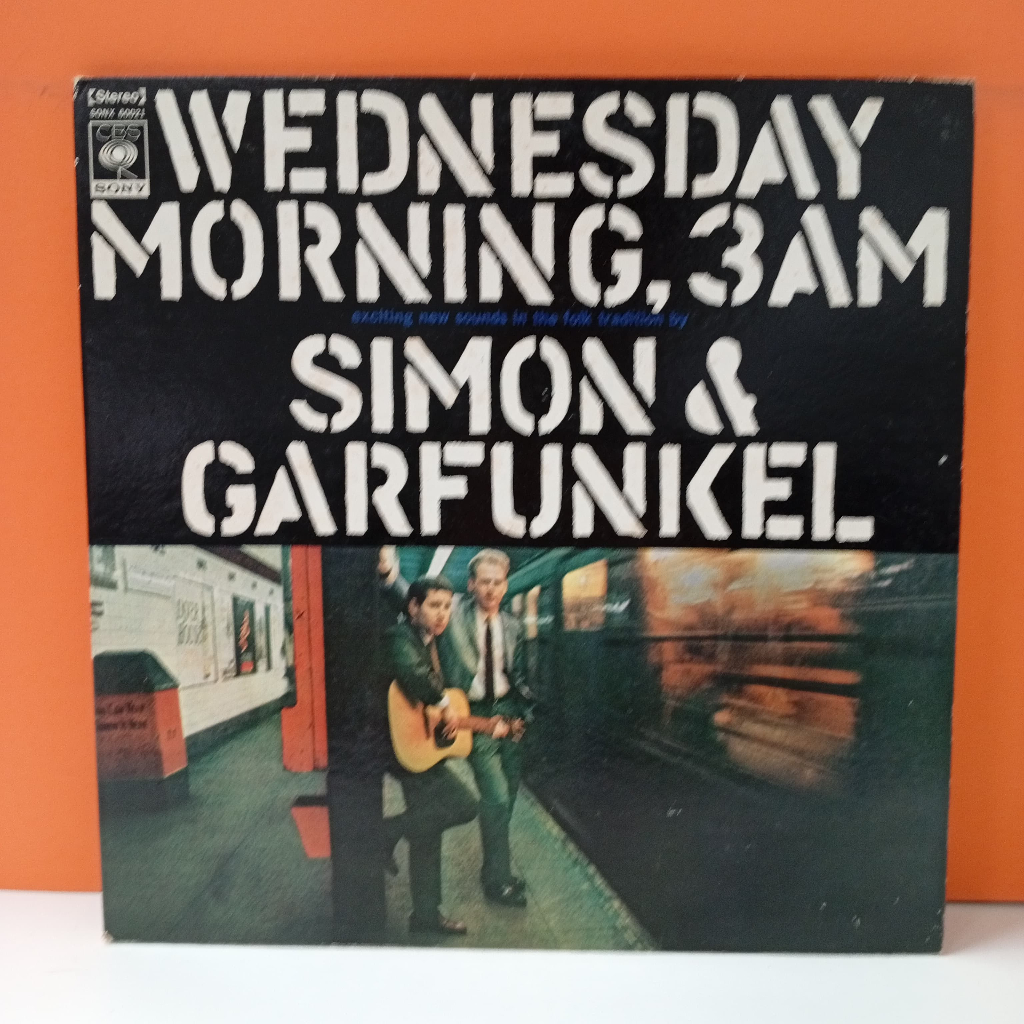 RR36-40 LP TERPAKAI [ SIMON & GARFUNKEL - WEDNESDAY MORNING, 3 AM ] LP มือสอง < G >