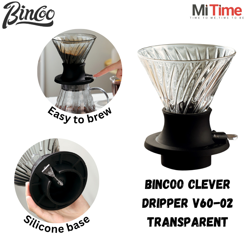 Bincoo - Clever Cup Diagonal Twisting Smart Dripper V60 Dripper Smart Dripper Clever Dripper