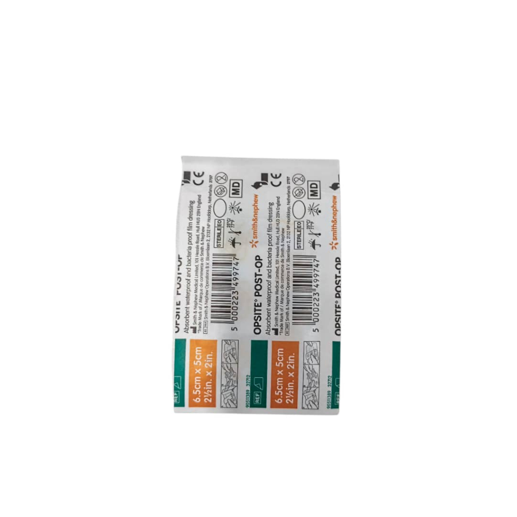 S&N Opsite Post-Op Waterproof Dressing 6.5cmx5cm [1s/pcs]/[5s/กล่อง]