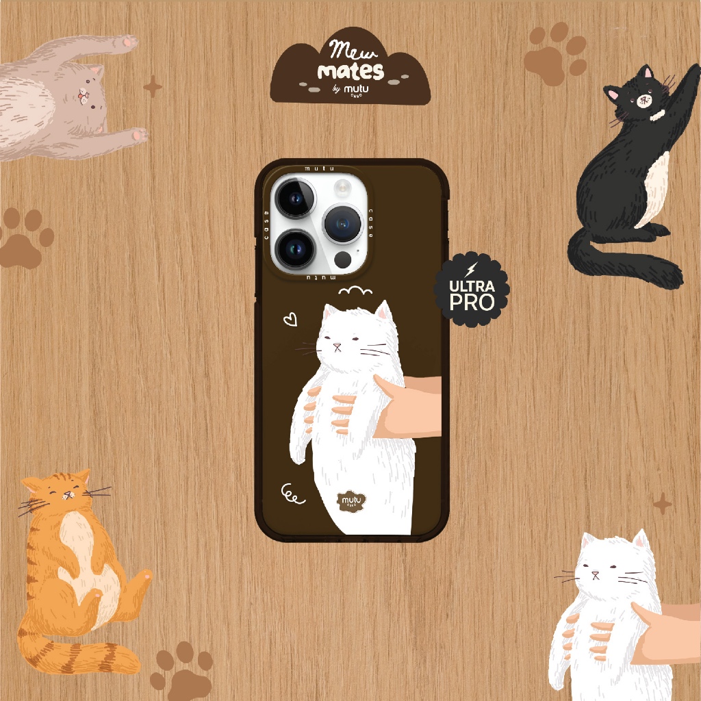 Hold Me Tight - เคส Mew Mates by Mutu (ขับเคลื่อนโดย Ultra Pro) เข้ากันได้กับ iP16PROMAX [เคส Mutu]