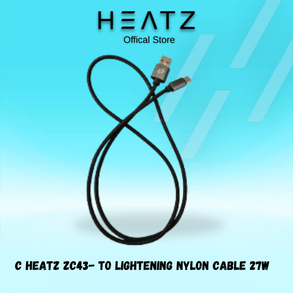HEATZ ZC43 C To Lightening Nylon Cable 27W