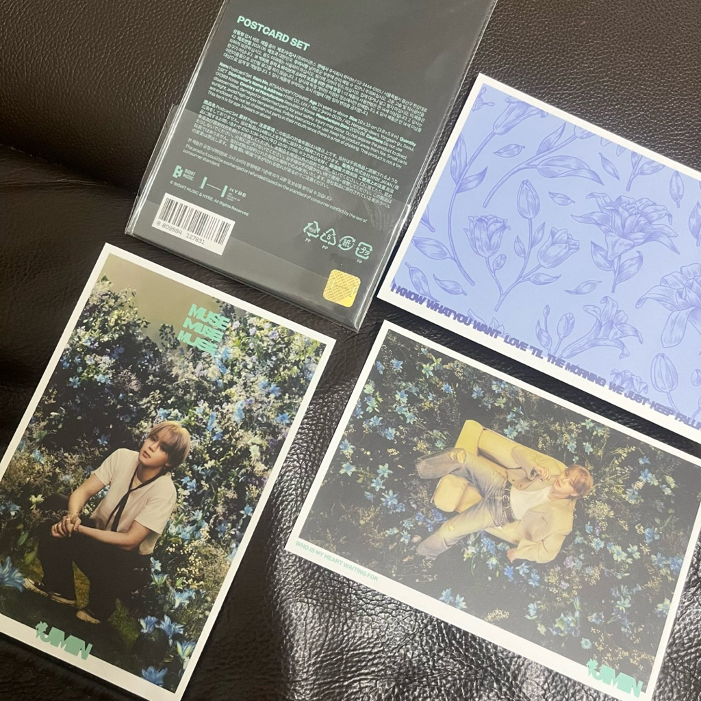 ชุดโปสการ์ด BTS Jimin muse (อย่างเป็นทางการ)