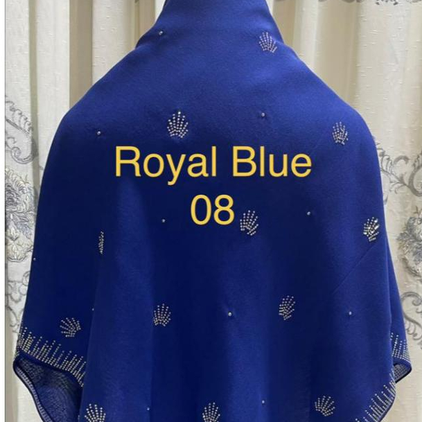 Tudung Bawal Manik Astana Line Garisan Ratu Cotton Manik kiling