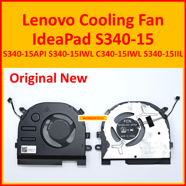 Lenovo IdeaPad S340-15 พัดลมระบายความร้อน CPU S340-15API S340-15IWL C340-15IWL S340-15IIL