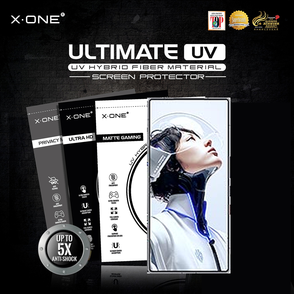 Nubia Red Magic 11 Pro Nubia Air Z80 Ultra V80 Red Magic 10 Pro X-One Ultimate Lite UV 5H Polymer Screen Protector X.One