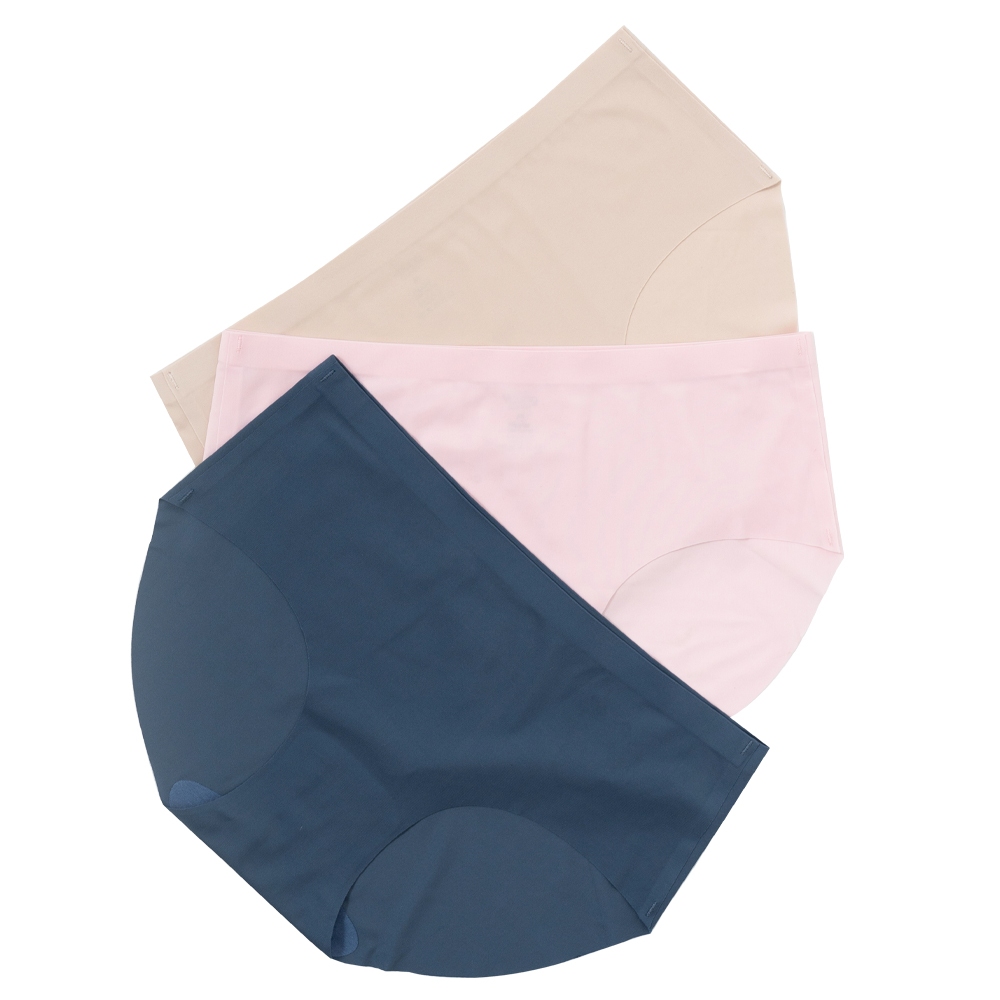 Young Hearts Young Curves Basic Clean Cut เอวต่ํา Hipster 3 ชิ้นชุดกางเกงชั้นใน C04-100715