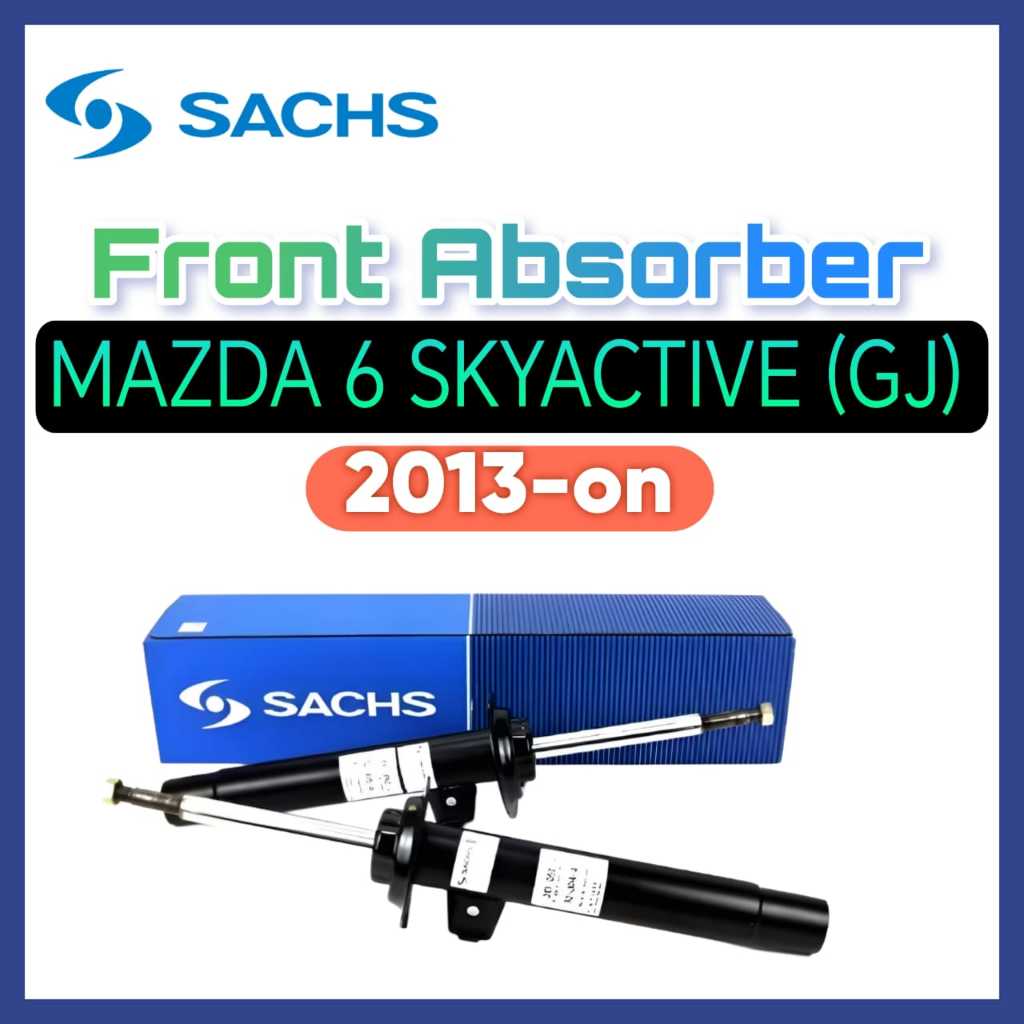 SACHS MAZDA 6 SKYACTIVE (GJ) (2013-on) โช้คอัพชุดหน้าและหลัง