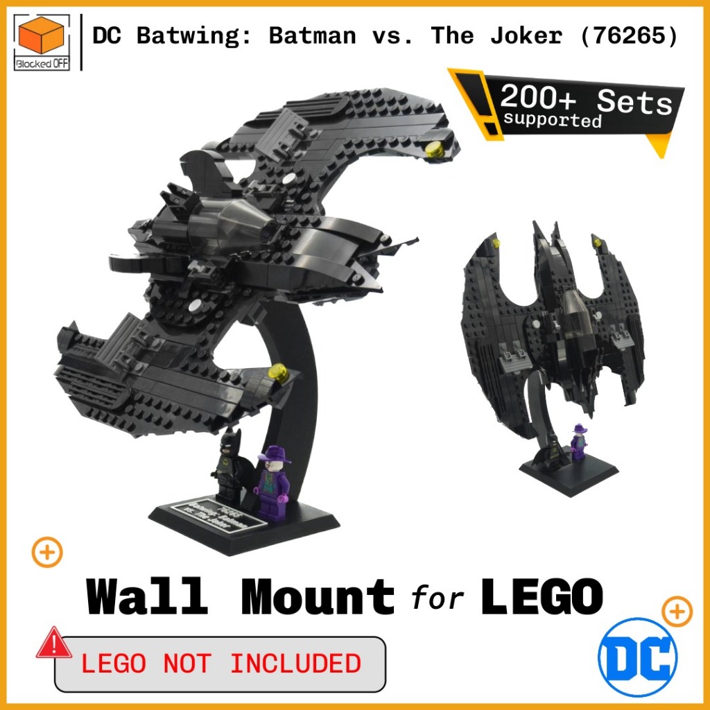 ขาตั้งจอแสดงผลสําหรับ Lego DC Batwing: Batman vs. โจ๊กเกอร์ (76265)
