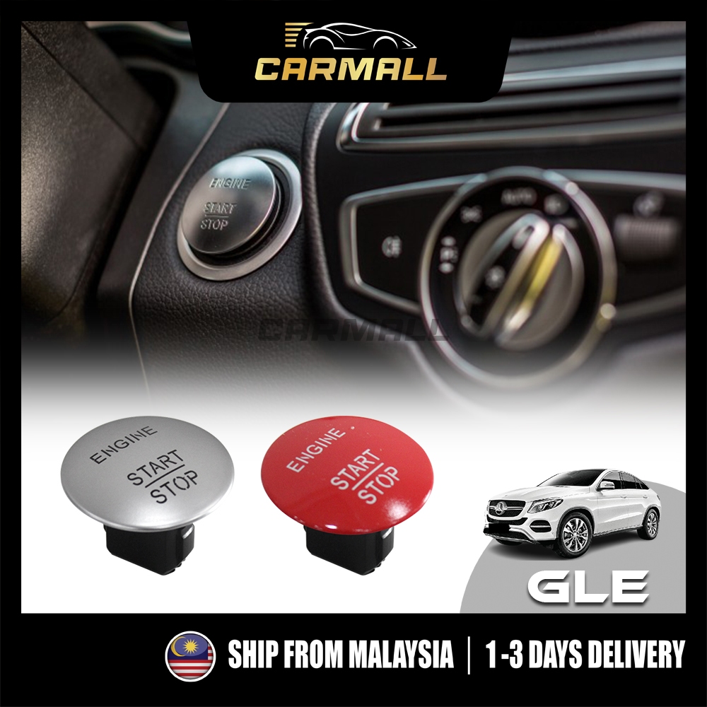 Mercedes Benz GLE W166 GLE250d GLE300d 2015-2019 Keyless Engine Push Start Stop Button เปลี่ยน CarMa