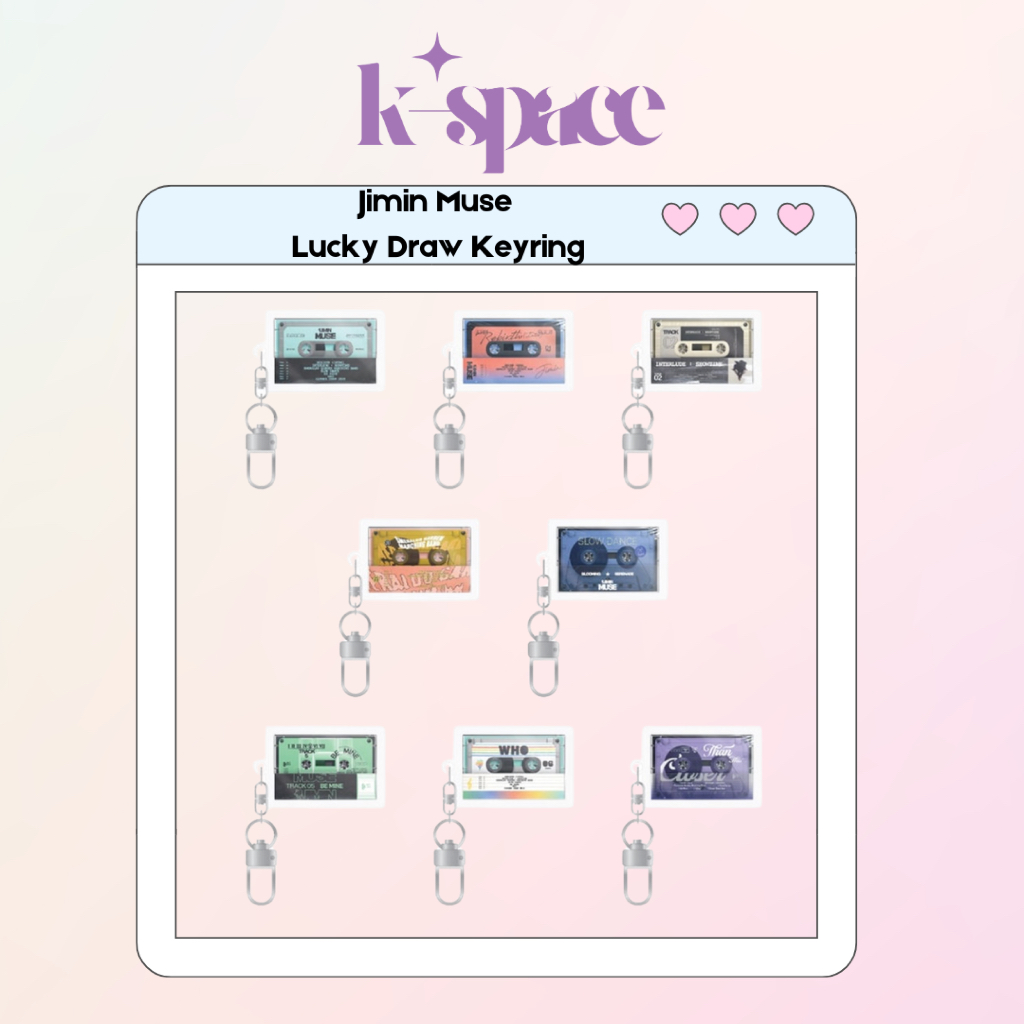 (RANDOM) พวงกุญแจ Jimin Muse Lucky Draw