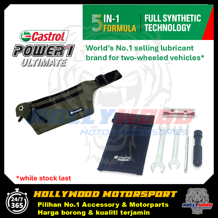 CASTROL POWER1 ULTIMATE MERCHANDISE ชุดเครื่องมือชุดจํากัดไม่ใช่สําหรับ