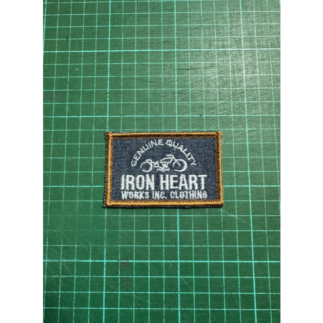 IRON HEART JEANS DENIM PATCH PETAK - IRON ON