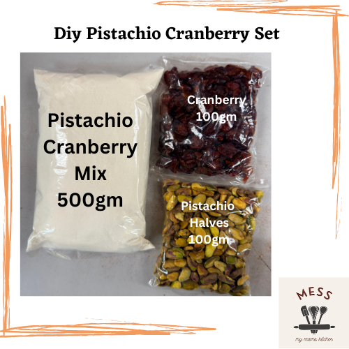 Diy Pistachio Cranberry Cookies Set / Diy Biskut Pistachio Cranberi