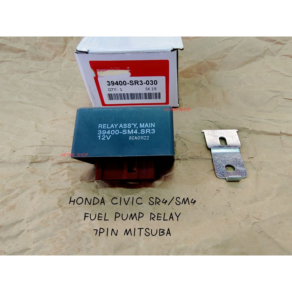 MITSUBA Japan RZ-0088 HONDA ACCORD SM4,SV4,CIVIC SR3 SR4 SO4 EG EJ EK 12V FUEL PUMP MAIN RELAY (7 PI