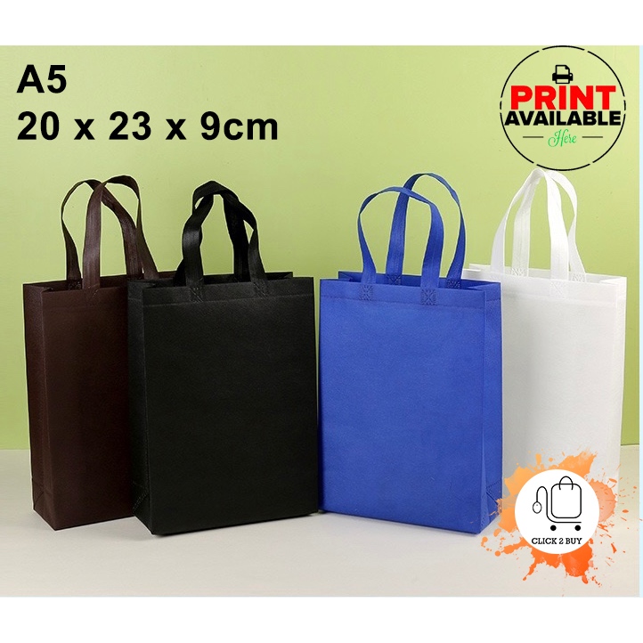 {SIP PRINT} A5 SIZE NON WOVEN BAG / NON WOVEN BAG WITH PRINTING / NON WOVEN BAG BAG/ EVENT BAG
