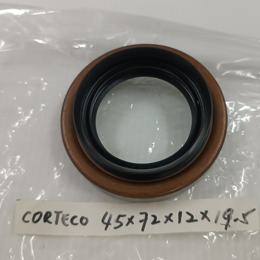 (1 ชิ้น CORTECO 45x72x12x19.5) ซีลน้ํามัน Pinion สําหรับ Mitsubishi Pajero L200 K74 K76 K77 K64 Hyun