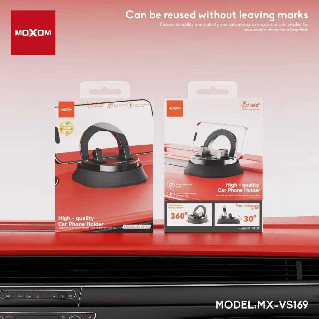 Moxom MX-VS169 ที่วางโทรศัพท์ในรถยนต์แบบแดชบอร์ด