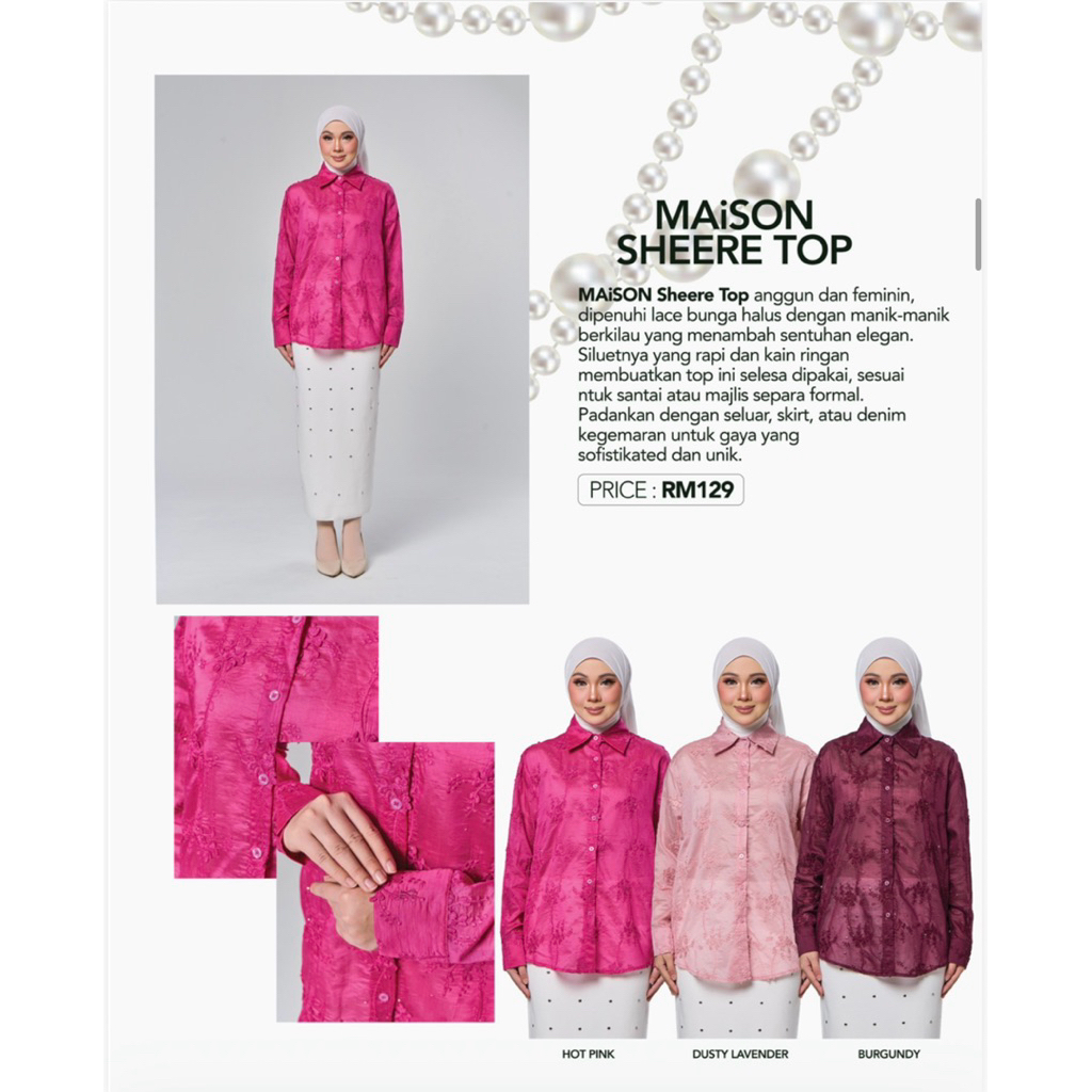 เสื้อ Ynalee Maison Shere Top