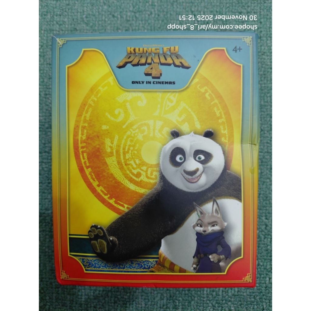 พวงกุญแจตุ๊กตาขยับแขนขาได้ Kung Fu Panda 4