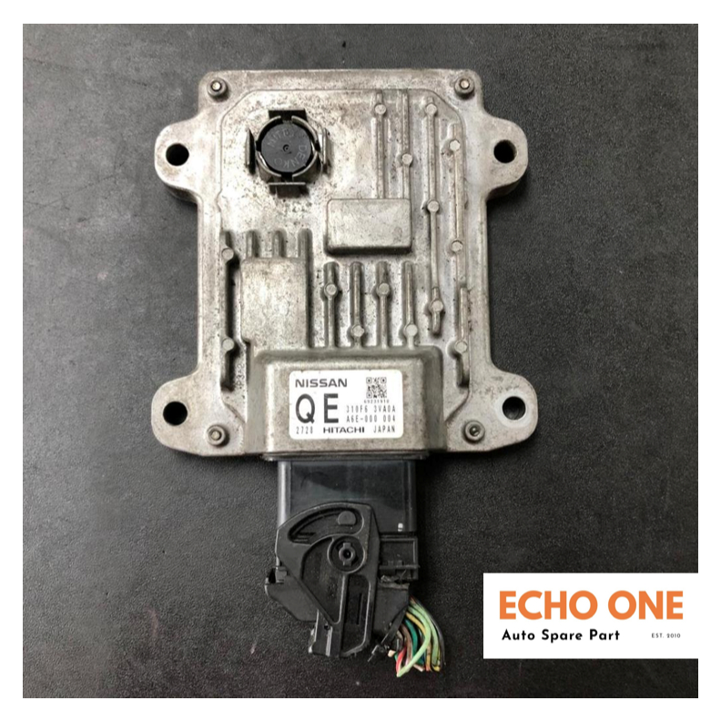 NISSAN NOTE E12 ชุดควบคุมเครื่องยนต์ ECU HR12 QE 310F6-3VA0A / A6E-000 มือสอง