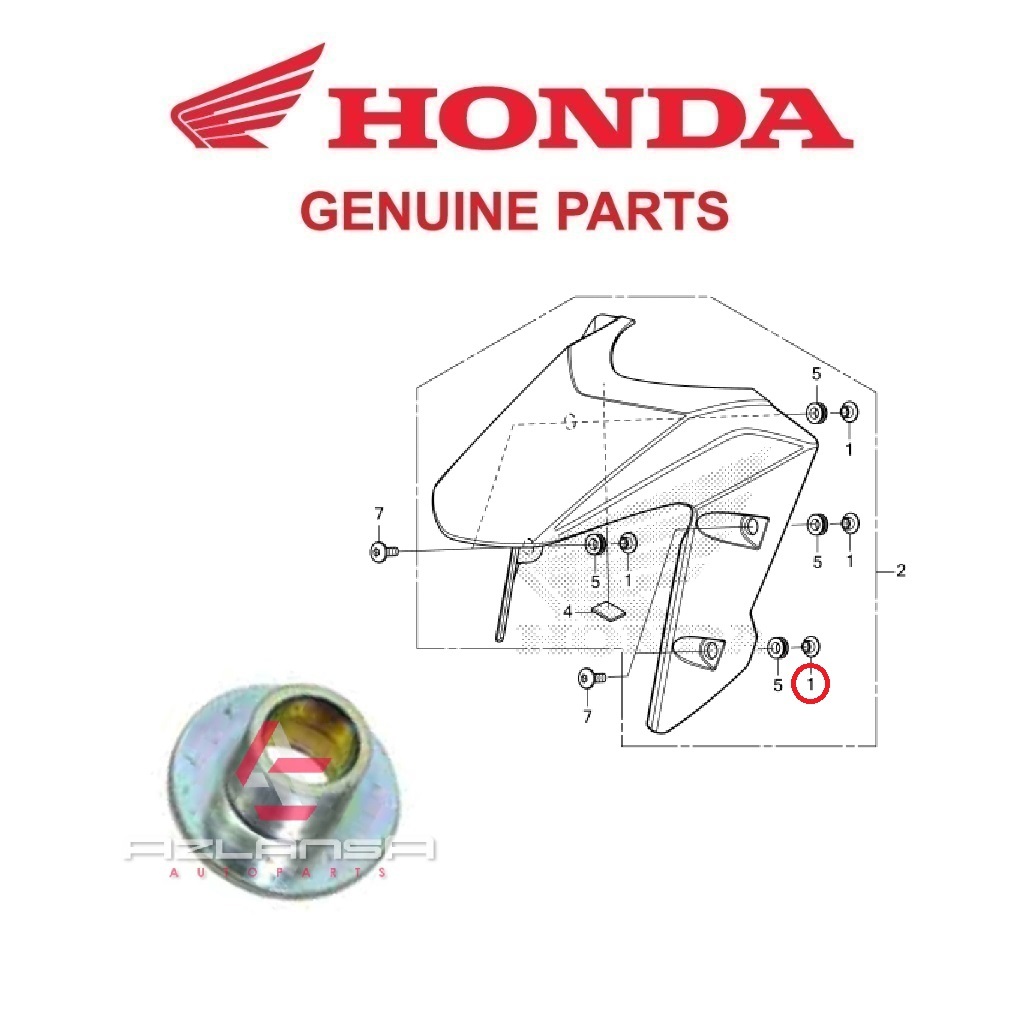 การตั้งค่าแตรปลอกคอ ( 38112-K27-M00 ) RS-X V1 V2 💯 อะไหล่