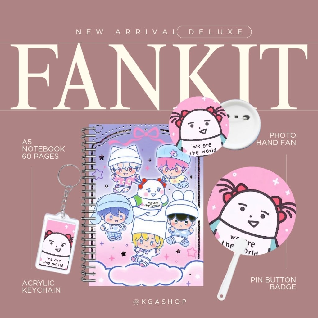 <PLAVE>PLBBUU PLAVE FANPACK MERCH A5 พวงกุญแจโน๊ตบุ๊ค BADGE