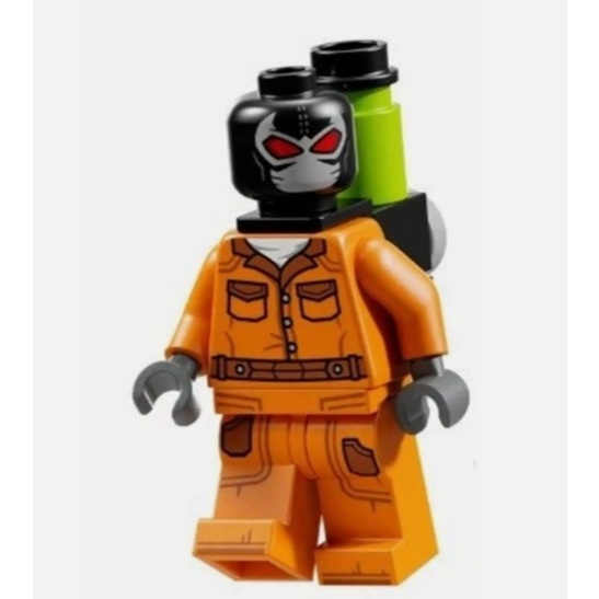 Sh1084 Lego DC Super Heroes Batman 76300 - Bane Prison Jumpsuit Minifigure - ใหม่
