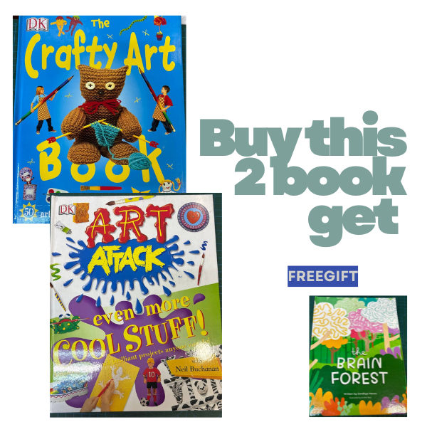 The Crafty Art Book & Art Attack รับ 1 The Brain Forest ( ปกแข็ง ) - A12