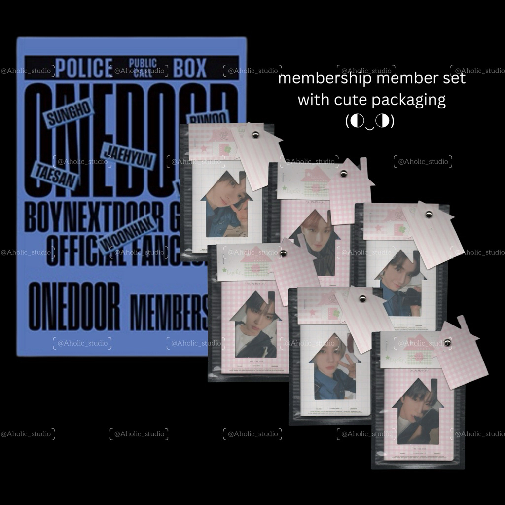 BOYNEXTDOOR(BND) WEVERSE ONEDOOR MEMBERSHIP KIT |SUNGHO RIWOO JAEHYUN TAESAN LEEHAN WOONHAK