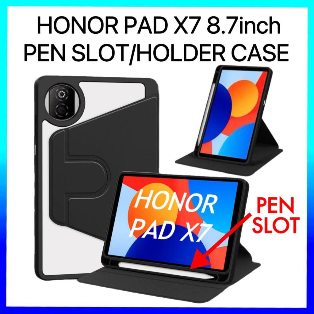 Honor Pad X7 8.7 นิ้วคุณภาพสูงอะคริลิคใสช่องเสียบปากกากรณี Honor PadX7 Protector ปลอก