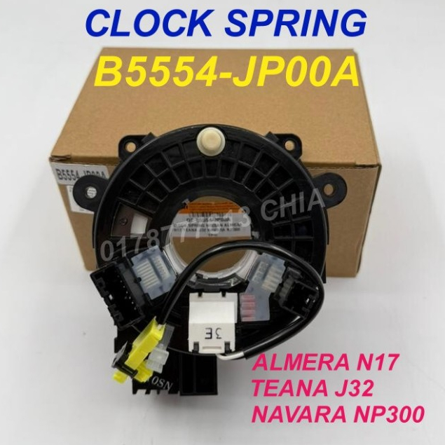 NISSAN ALMERA N17 TEANA J32 NAVARA NP300 AIR BAG SIRRAL CABLE CLOCK SPRING B5554-JP00A B5554-1EK0A