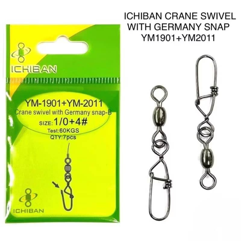 ICHIBAN YM1901+YM2011 CRANE SWIVEL พร้อม GERMANY SNAP-B