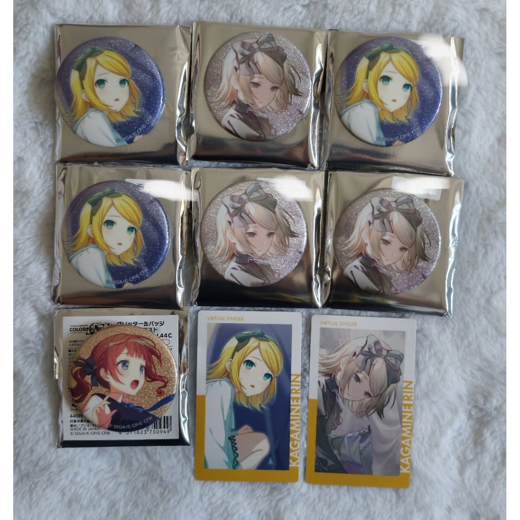 [อย่างเป็นทางการ] โครงการ Vocaloid Sekai kagamine rin honami badge epick card