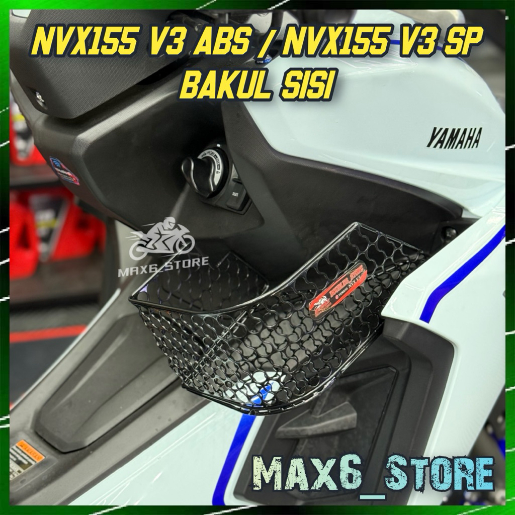 YAMAHA NVX155 V3 ABS / NVX155 V3 SP BAKUL SISI BAKUL MINI AEROX 155 V3 ใหม่ 2025 BAKUL KACANG RAGA K