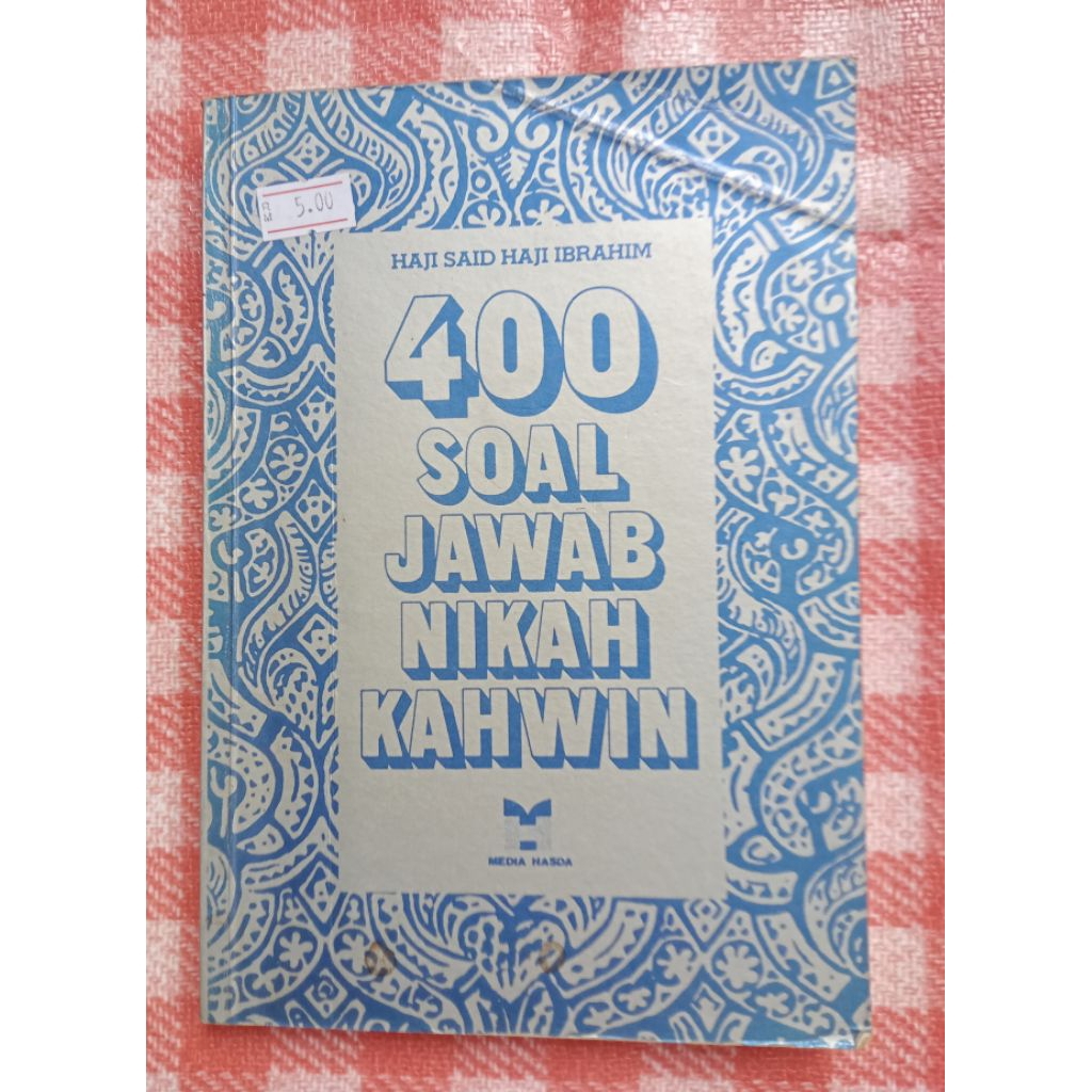 Preloved 400 SOAL JAWAB NIKAH KAHWIN haji กล่าวว่า haji Ibrahim