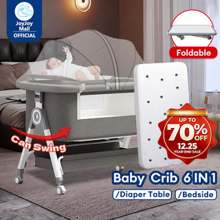 ❤️‍🔥Foldable❤️‍🔥Baby Cot Portable Baby Bed Travel Cot Baby Crib buaian baby Katil Bayi Foldable Cradle 嬰兒床