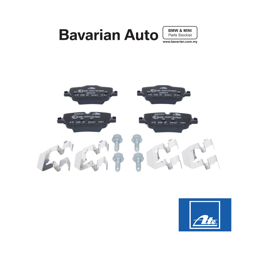 ATE ชุดซ่อมผ้าเบรคหลัง BMW G42/G20/G28/G22/G26 34208844393