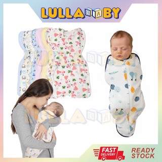 🔥READY STOCK🔥Infant Baby Swaddle Wrap Newborn Baby Swaddle Wrap Cotton Swaddle Soft Blanket Bedung baby bedung newborn