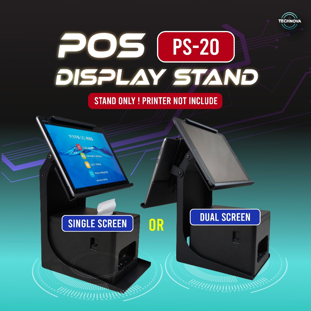 ขาตั้งแท็บเล็ต POS พร้อมเครื่องพิมพ์/ขาตั้งเหล็กแท็บเล็ต/ขาตั้ง iPad พร้อมช่องเสียบเครื่องพิมพ์ Loyv