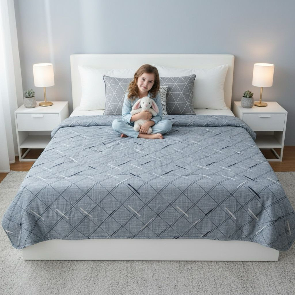 TOTO.MMR NARITA SOFT QULIT COMFORTER TOTO SAJAH SIZE QUEEN NARITA 74X90