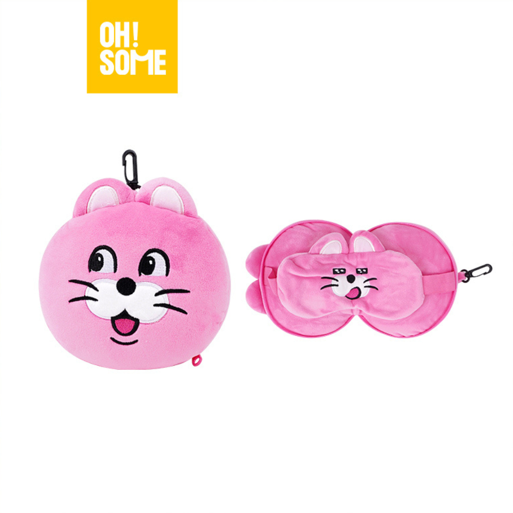 OHSOME x Zizone- Zizone Travel Essential 2 in 1 หมอนรองคอ Eye Cover Bantal Ler/ ผ้าปิดตาแบบพกพา Trav