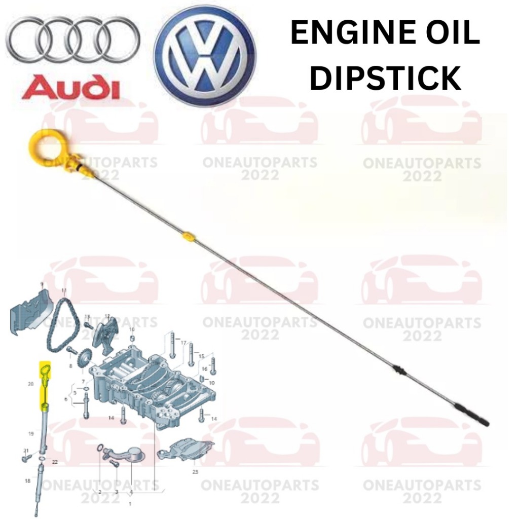 AUDI VW PARTS ENGINE OIL DIPSTICK AUDI A4 B7 (8EC) 2.0 A6 C6 (4F2) 2.0 TFSI