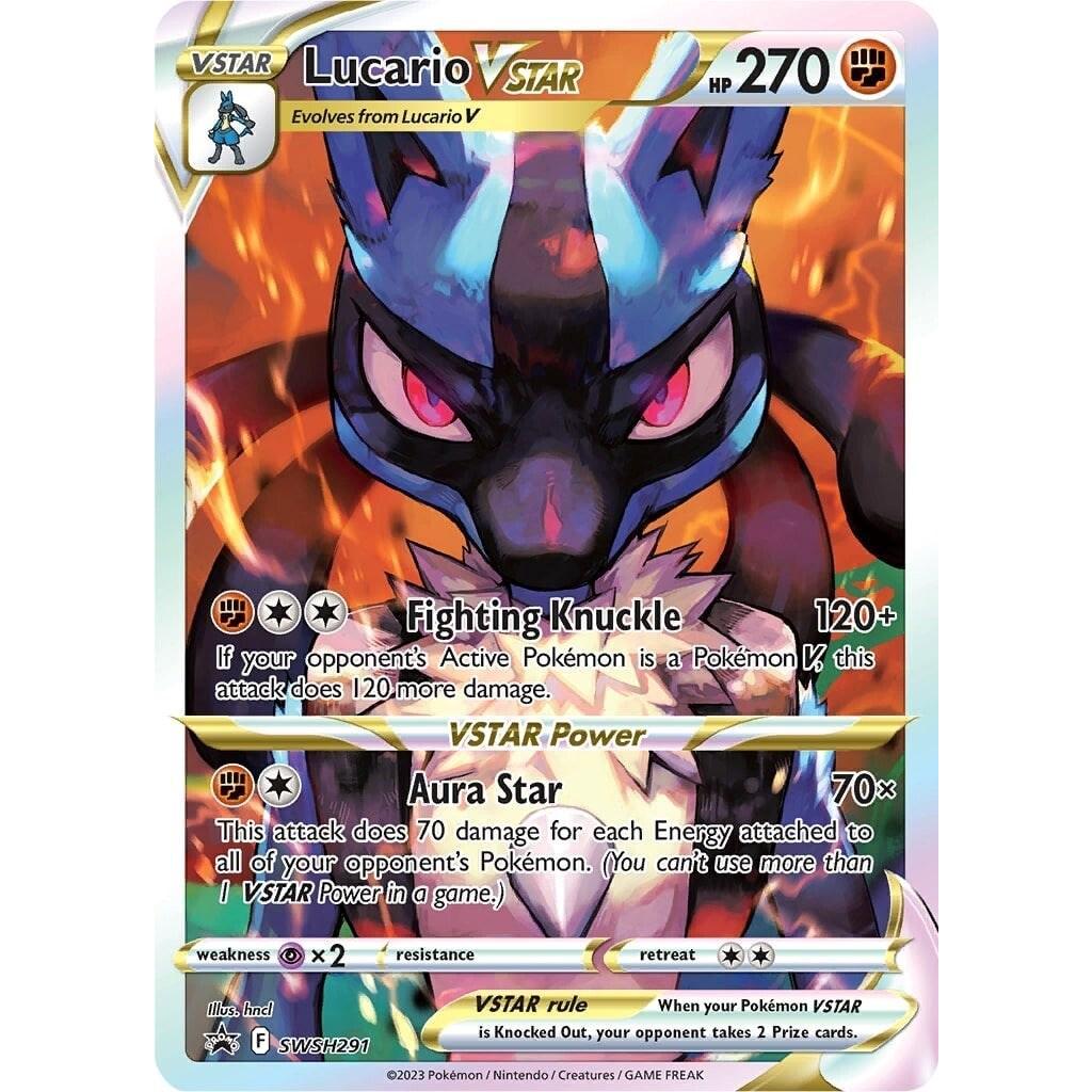 Lucario VSTAR SWSH291 Pokémon (ปิดผนึก)- Pokémon TCG