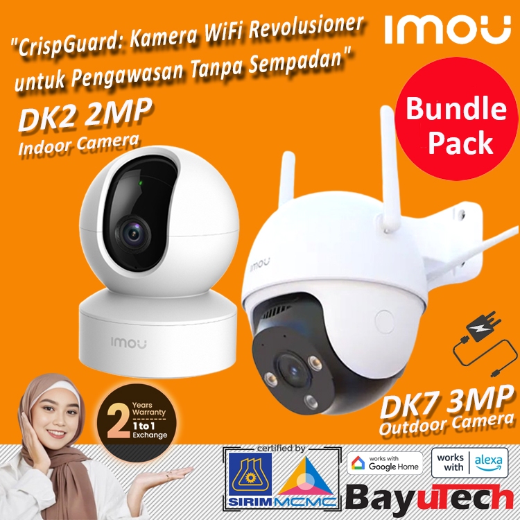 Imou DK2 DK7 Ranger S2 Cruiser SE+ 2MP 3MP กล้อง Wifi กล้องรักษาความปลอดภัยกลางแจ้งในร่ม 2 ทิศทางพูด