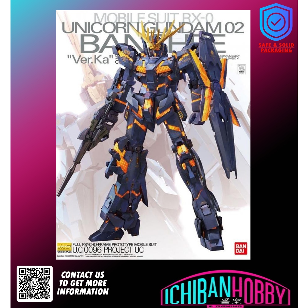 BANDAI MG 1/100 RX-0 UNICORN GUNDAM 02 BANSHEE Ver.ka