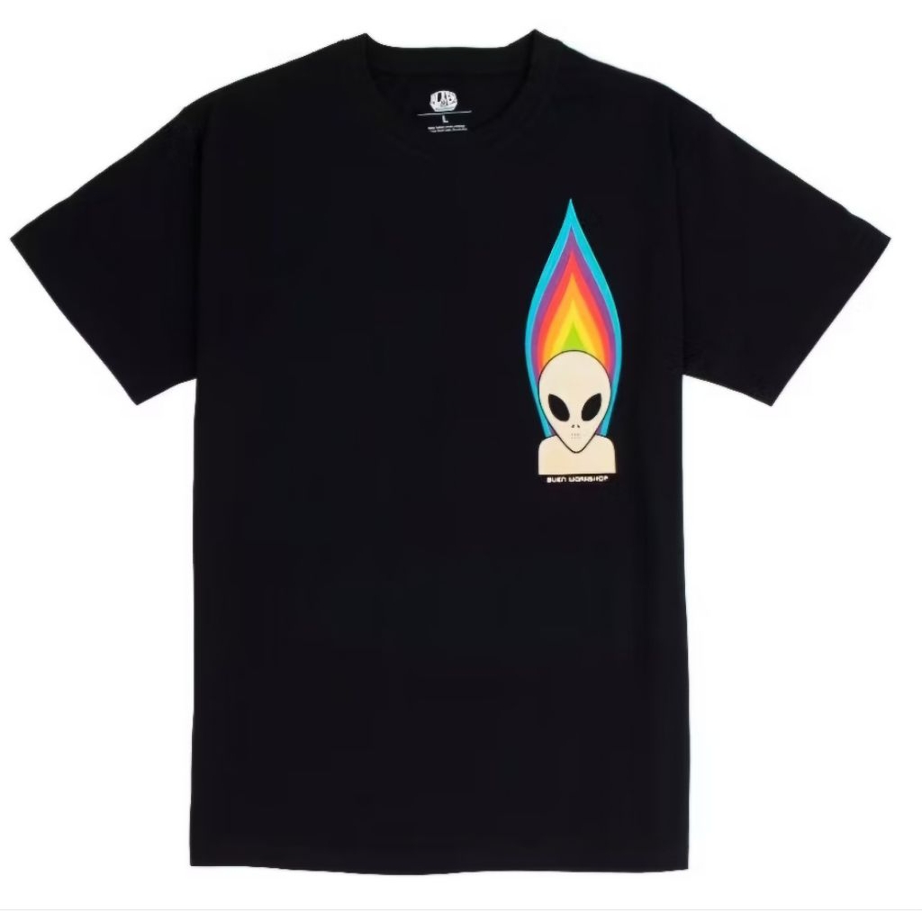 เสื้อยืดไฟฉาย Alien Workshop [สีดํา]