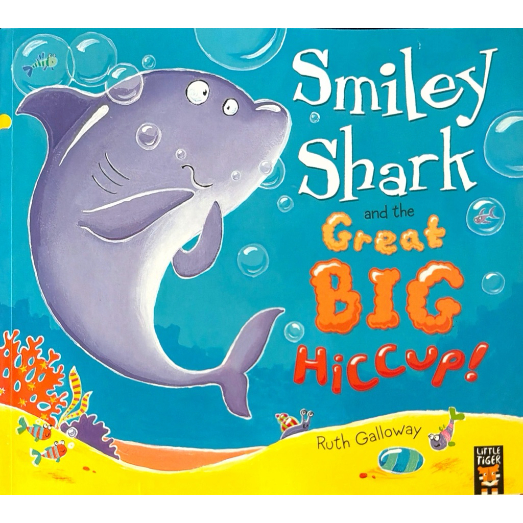 US หนังสือมือสอง Smiley Shark and the Great Big Hiccup!