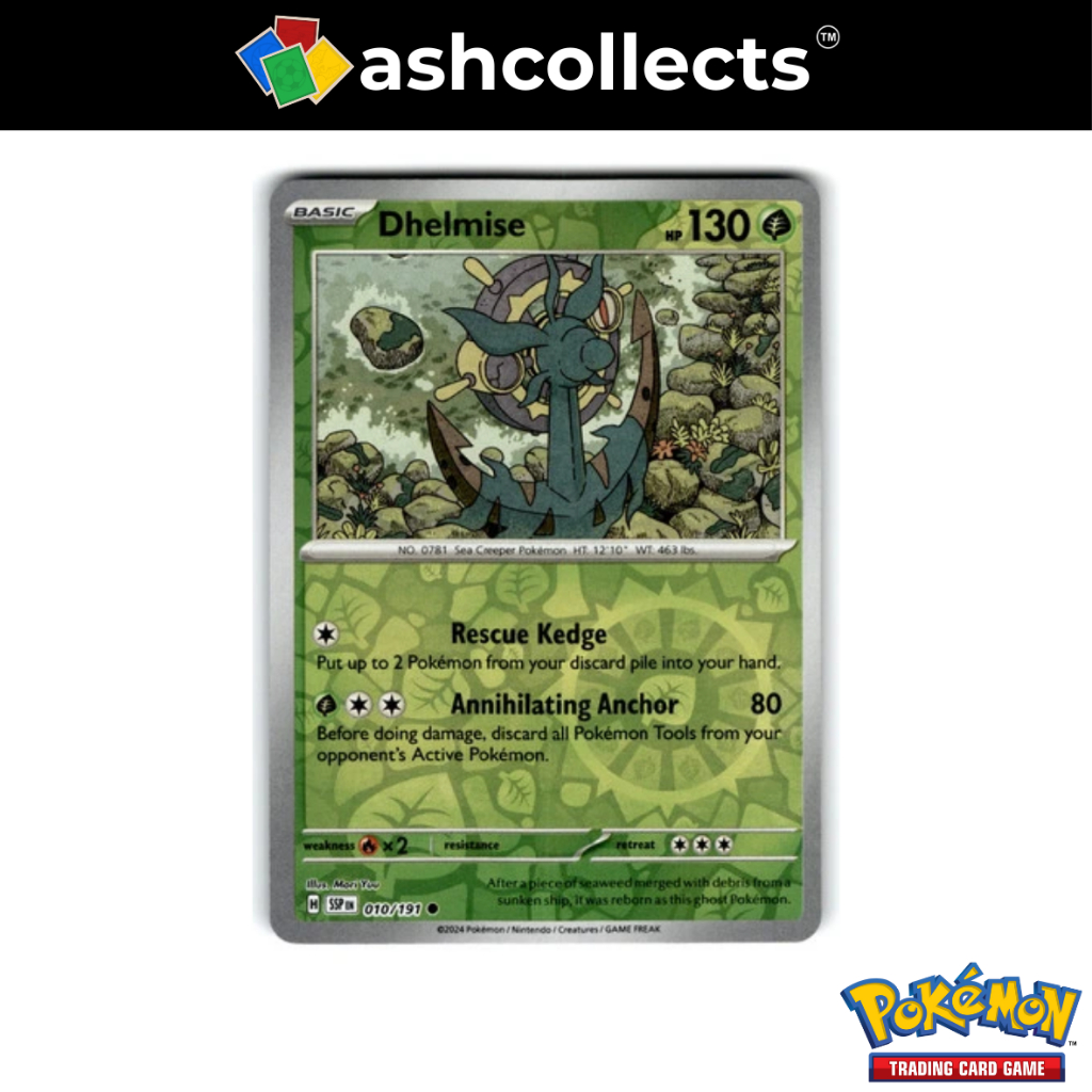 2024 Pokemon Dhelmise 10/191 [ของสะสม]