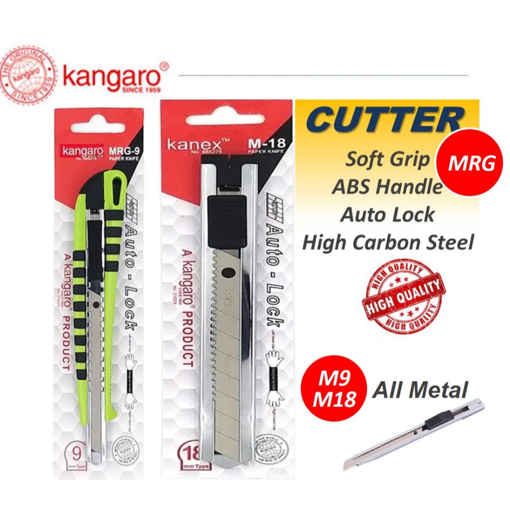 ใบมีดคัตเตอร์ Kangaro M9 / M18 / MRG9 / MRG18 (มีดตัด)