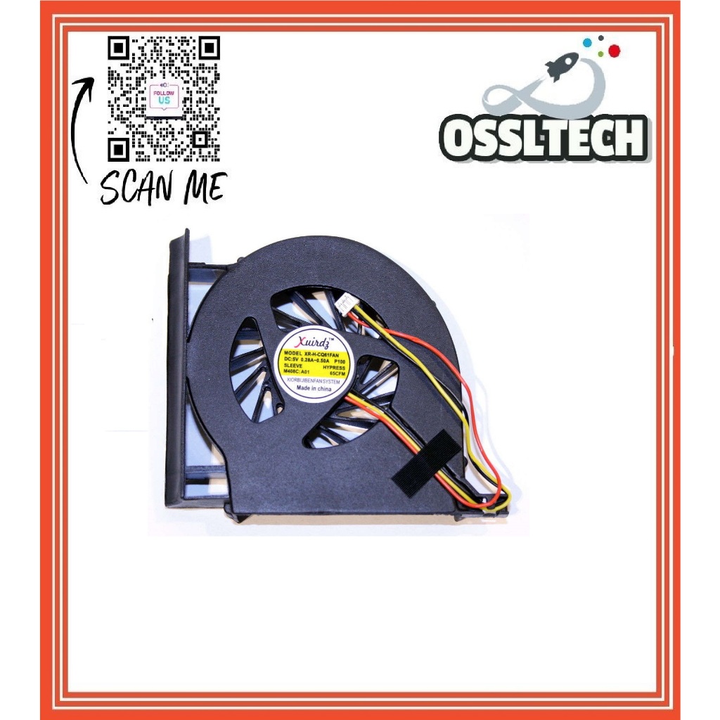 HP G61 G71 Compaq Presario CQ61 CQ70 CQ71 ซ่อมเปลี่ยนพัดลม DFB552005M30T F8Q6